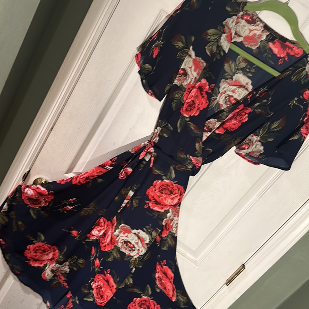 Floral Wrap Dress